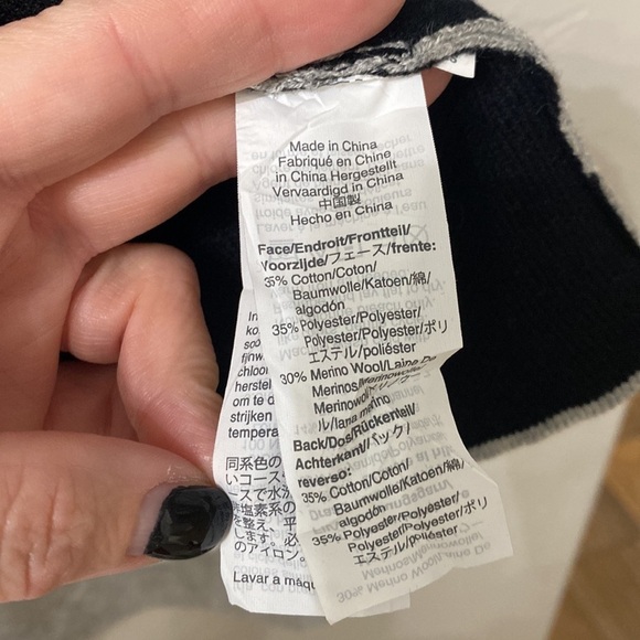 J.Crew Grey open front sweater blazer size M.NWT - Picture 11 of 13